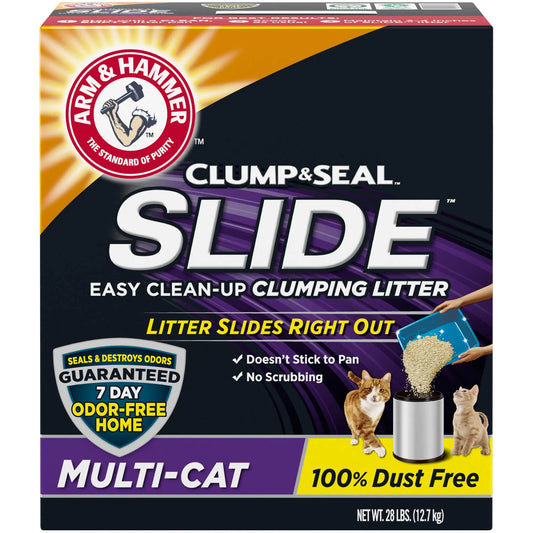 Arm & Hammer SLIDE Easy Clean-Up Litter Multi-Cat 28lb