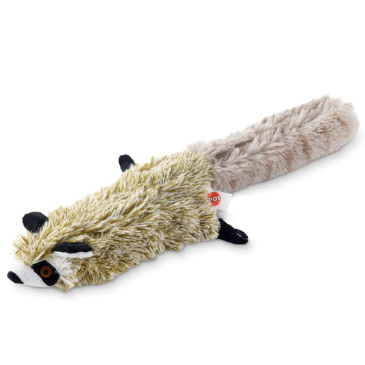 SPOT Flippin’ Skinneeez Raccoon Cat Toy with Catnip – Realistic Flopping Design Touch-Activated Movement and Sounds USB Rechargeable Perfect for Indoor Cats 15-Inch